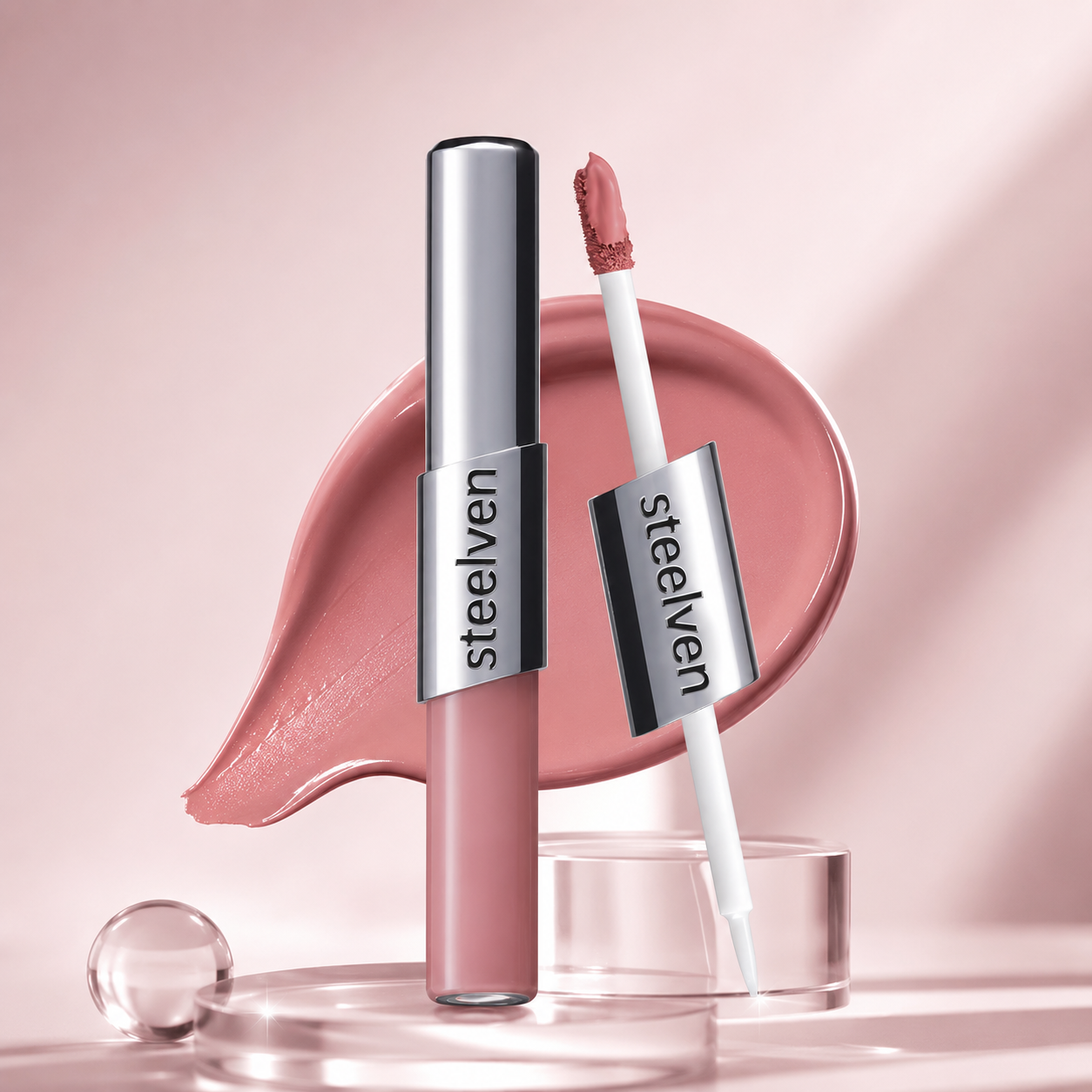 2-in-1 Matte Lip Stain & Clear Gloss Duo